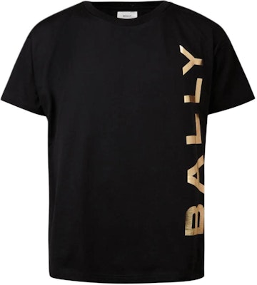 발리 SS24 로고 프린트 크루넥 반팔 티셔츠 블랙. 6306483 Order 발리 SS24 로고 프린트 크루넥 반팔 티셔츠 블랙. 6306483