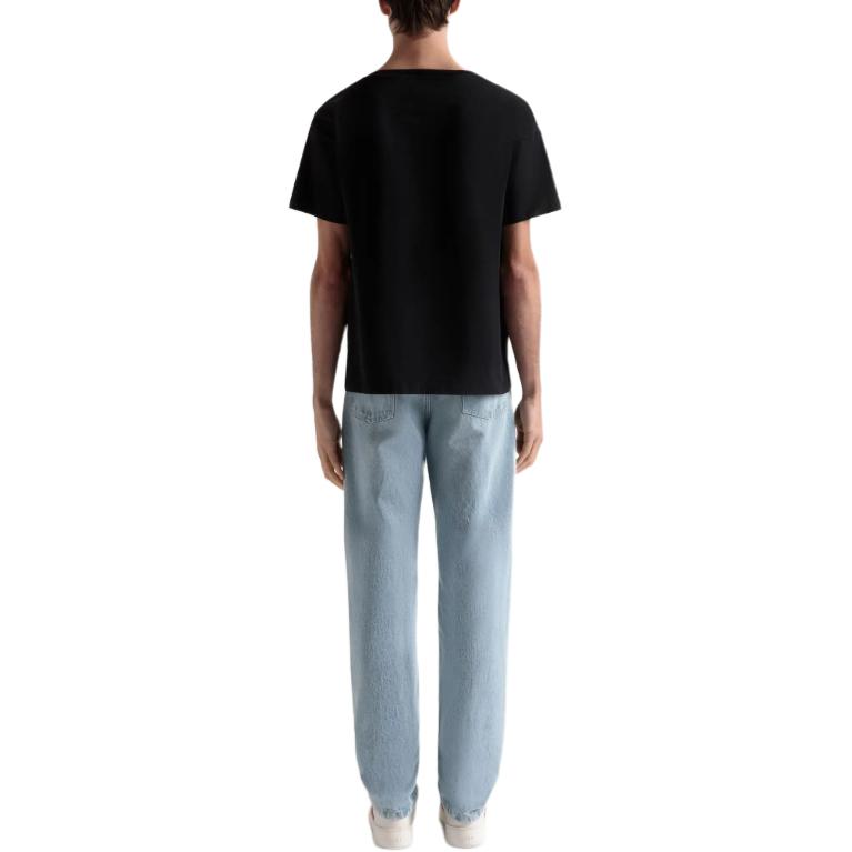 Details for 발리 SS24 로고 프린트 크루넥 반팔 티셔츠 블랙. 6306483