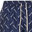 Details for BALLY SS24 Celana Pendek Pantai Pria Navy Blue dengan Logo dan Potongan Lurus. 6307041U563