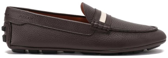 BALLY Kulit 'Ebony' Beraksen Garis 6304974 Order BALLY Kulit 'Ebony' Beraksen Garis 6304974