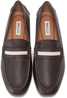 BALLY Kulit 'Ebony' Beraksen Garis 6304974 Shop BALLY Kulit 'Ebony' Beraksen Garis 6304974