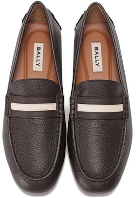BALLY Stripe Accented Leather 'Ebony' 6304974 Shop BALLY Stripe Accented Leather 'Ebony' 6304974