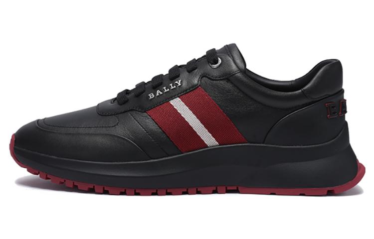 BALLY Stripe Lace-Up 'Red White Stripes Black' 6302428