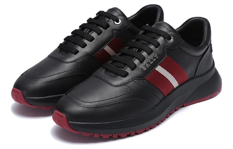 Lookbook BALLY Sepatu Tali Bergaris 'Merah Putih Hitam' 6302428