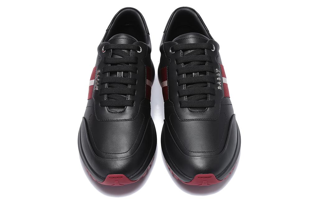 Shop BALLY Sepatu Tali Bergaris 'Merah Putih Hitam' 6302428