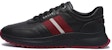 BALLY Kasut Bertali Berjalur 'Hitam Merah Putih' 6302428