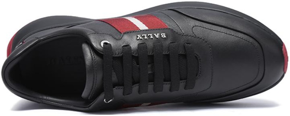 BALLY Stripe Lace-Up 'Red White Stripes Black' 6302428 Purchase BALLY Stripe Lace-Up 'Red White Stripes Black' 6302428