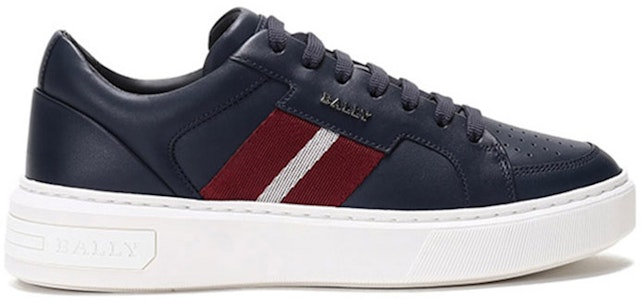 BALLY Zapatos de Piel Azul Marino con Cordones y Rayas 6237761 Order BALLY Zapatos de Piel Azul Marino con Cordones y Rayas 6237761