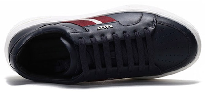 BALLY Zapatos de Piel Azul Marino con Cordones y Rayas 6237761 Purchase BALLY Zapatos de Piel Azul Marino con Cordones y Rayas 6237761