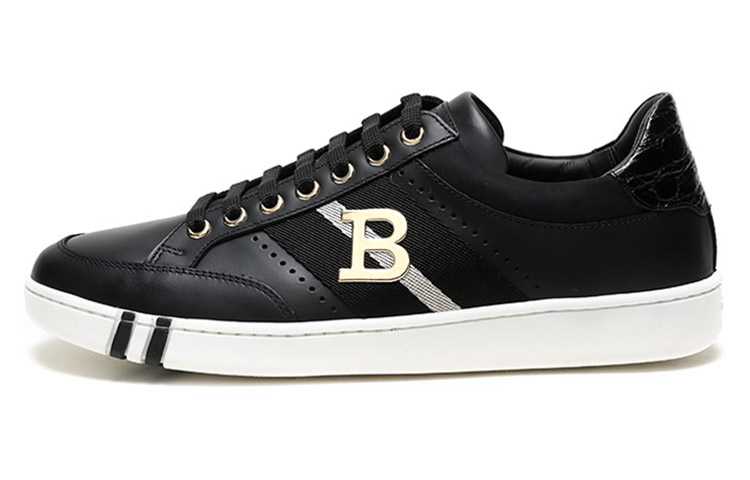 Buy BALLY Sepatu Sneaker Kulit Rendah 'Black Breathable Balance' 6231623