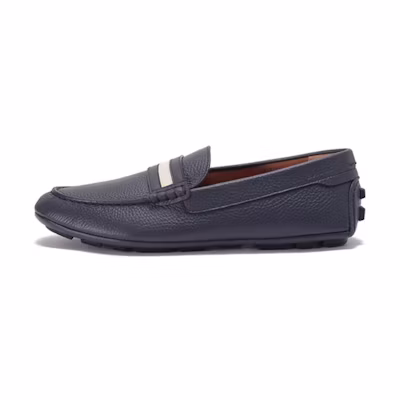 BALLY Stripe Leather Sneaker 'Blue CMFT'