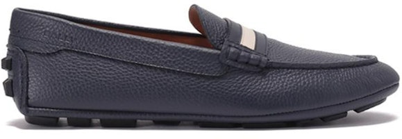 BALLY Sneaker Kulit Berjalur 'Keselesaan Biru' 6304669 Order BALLY Sneaker Kulit Berjalur 'Keselesaan Biru' 6304669