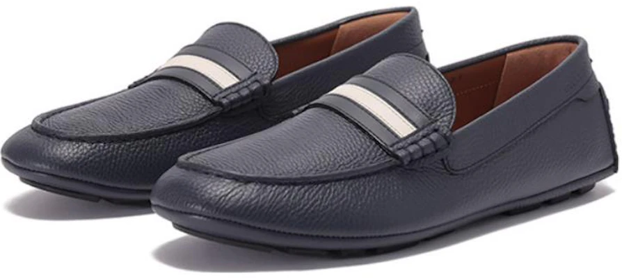 BALLY Streifen Leder Sneaker ''Blauer Komfort'' 6304669 Shop BALLY Streifen Leder Sneaker ''Blauer Komfort'' 6304669