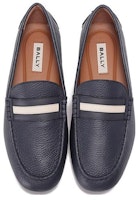 BALLY Sneaker Kulit Berjalur 'Keselesaan Biru' 6304669 Shop BALLY Sneaker Kulit Berjalur 'Keselesaan Biru' 6304669