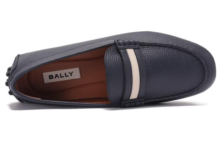 Purchase BALLY Sneaker Kulit Berjalur 'Keselesaan Biru' 6304669