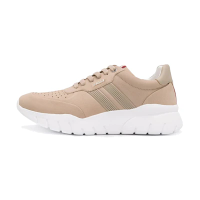 BALLY Stripe Low-Top Sneaker 'Beige'