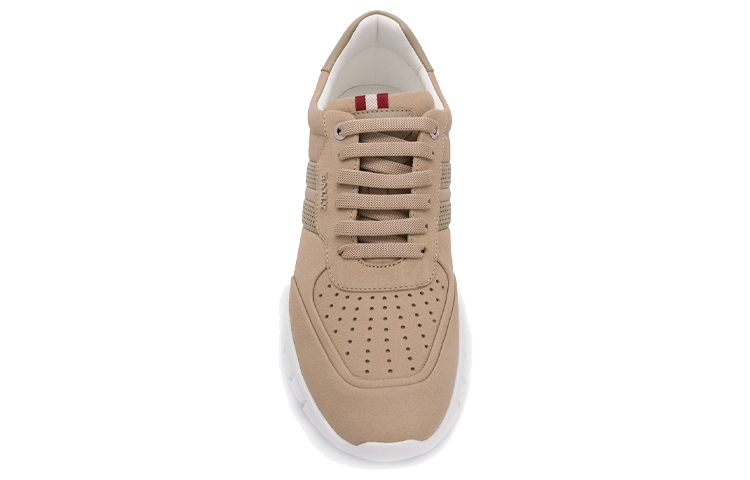 BALLY Stripe Low-Top Sneaker 'Beige' 圖 4