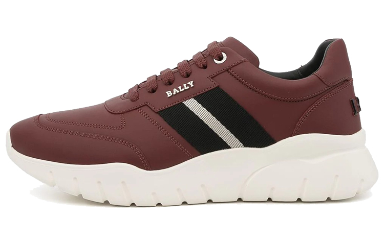 BALLY Stripe Low Top 'Fashion Versatile Red'