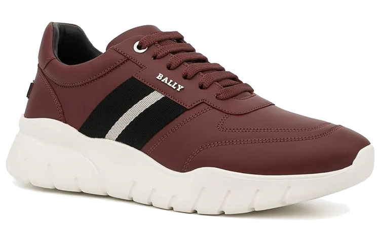 BALLY Stripe Low Top 'Fashion Versatile Red' 圖 2