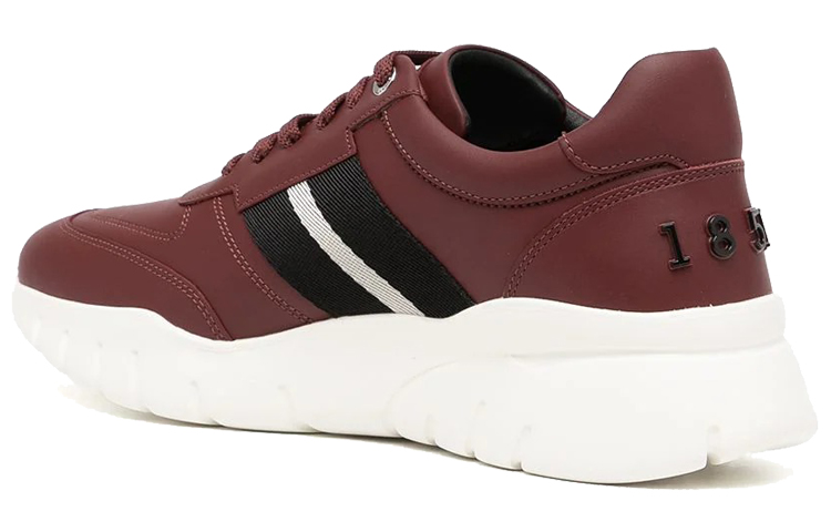 BALLY Stripe Low Top 'Fashion Versatile Red' 圖 3
