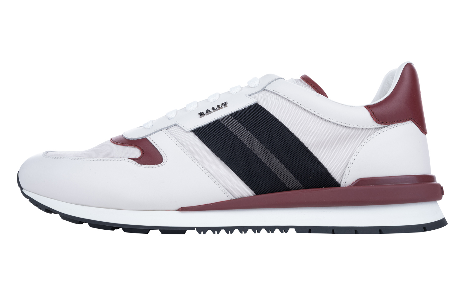 BALLY Stripe Low-Top 'White Fashion'