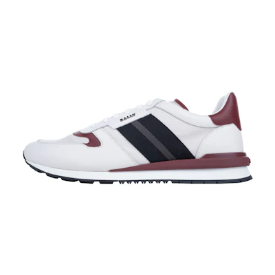BALLY Stripe Low-Top 'White Fashion'