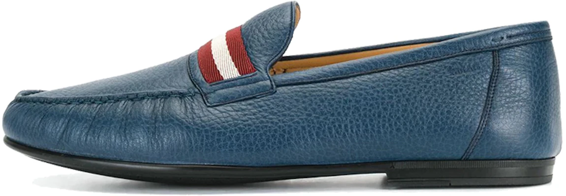 BALLY Kasut Loafer Tampal Distiy Stripe 'Biru' 6231436 Buy BALLY Kasut Loafer Tampal Distiy Stripe 'Biru' 6231436