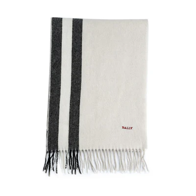 BALLY Striped Warm Knit Scarf Unisex Couple Style. 6302424