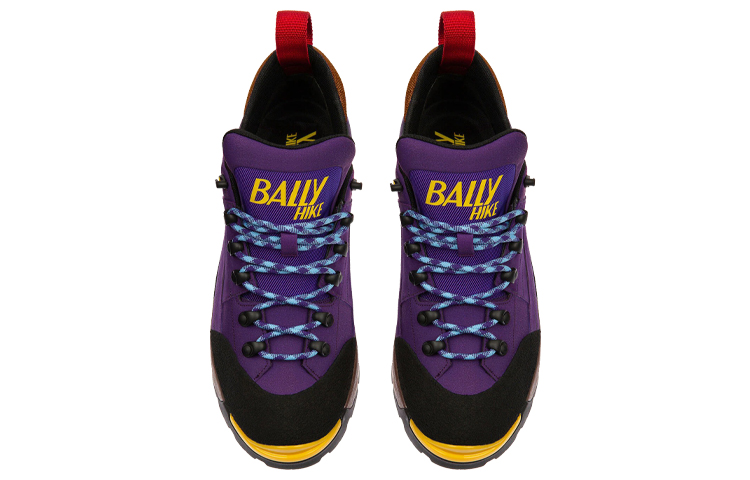 Lookbook BALLY Kasut Suede 'Purple Outdoor' Berpaut Renda 6239749