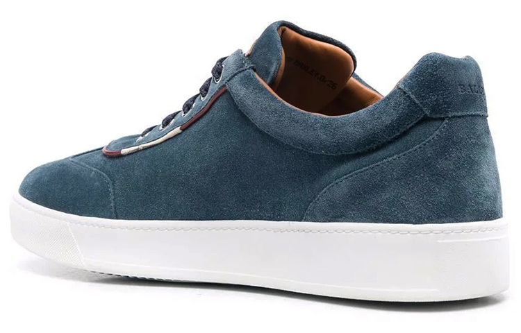 BALLY Suede Lace-Up Sneaker 'Blue' 圖 3