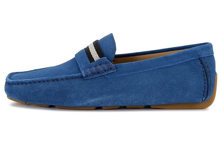 BALLY Suede Slip-On 'Blue Fashion' Casual Shoe 6190610