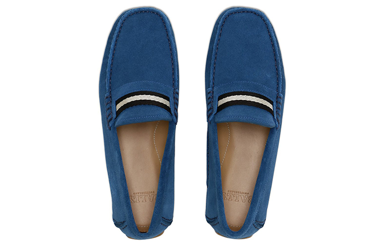 BALLY Suede Slip-On 'Blue Fashion' Casual Shoe 圖 3