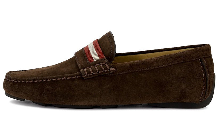 BALLY Suede Slip-On 'Brown Fashion' Casual Shoe 6182141