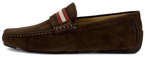 BALLY Suede Slip-On 'Brown Fashion' Casual Shoe 6182141 BALLY Suede Slip-On 'Brown Fashion' Casual Shoe 6182141