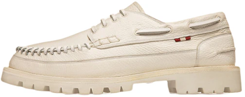 BALLY Trendal 'White Leather Moccasin' 6300198 BALLY Trendal 'White Leather Moccasin' 6300198