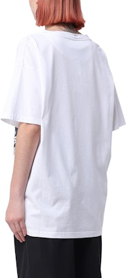 BALLY Unisex T-Shirt Putih Cetakan Huruf Longgar Lengan Pendek Crewneck. MJE03CCO018U019 Shop BALLY Unisex T-Shirt Putih Cetakan Huruf Longgar Lengan Pendek Crewneck. MJE03CCO018U019