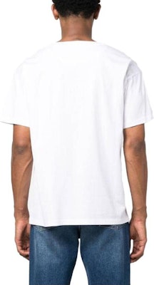 BALLY Unisex T-Shirt Putih Cetakan Huruf Longgar Lengan Pendek Crewneck. MJE03CCO018U019 Details for BALLY Unisex T-Shirt Putih Cetakan Huruf Longgar Lengan Pendek Crewneck. MJE03CCO018U019