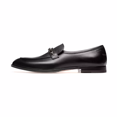 BALLY Welington 'Black Leather Loafer'