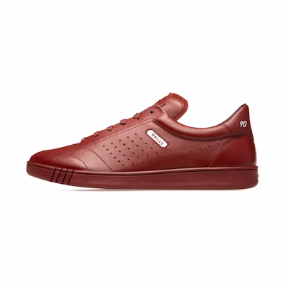 BALLY Winner 'Red Leather Fashion Sneakers'