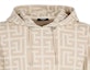 Sizing 발망 베이지 로고 프린트 드로스트링 후디. XH1JR002JB70-GHO