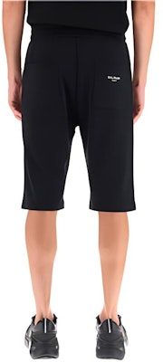 발망 블랙 레터 프린트 스트링 캐주얼 반바지. BH1OA003BB04-EAB Shop 발망 블랙 레터 프린트 스트링 캐주얼 반바지. BH1OA003BB04-EAB