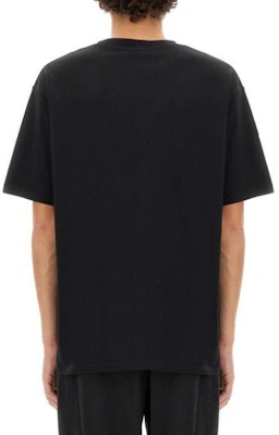 巴尔曼 黑色圆领字母印花短袖T恤 CH1EG000-BB73-EAB Details for 巴尔曼 黑色圆领字母印花短袖T恤 CH1EG000-BB73-EAB