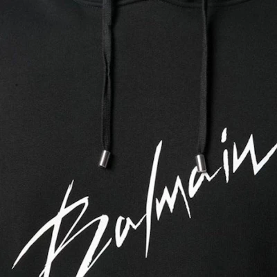 巴尔曼 黑色连帽衫 带标志字母印花 RH13208I068-0PA Purchase 巴尔曼 黑色连帽衫 带标志字母印花 RH13208I068-0PA