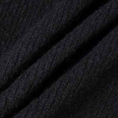 BALMAIN 黑色針織鈕扣羊絨長袖毛衣 YH1KD037KC55-0PA 4