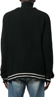 BALMAIN 黑色針織鈕扣羊絨長袖毛衣 YH1KD037KC55-0PA Purchase BALMAIN 黑色針織鈕扣羊絨長袖毛衣 YH1KD037KC55-0PA