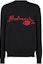 Buy BALMAIN Black Logo Knitted Pattern Crewneck Sweater. DH0KD000-KH32-EAE