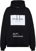 BALMAIN Black Logo Patch Pullover Hoodie Sweatshirt Relaxed Fit CH6JT210-ME52-EAB BALMAIN Black Logo Patch Pullover Hoodie Sweatshirt Relaxed Fit CH6JT210-ME52-EAB