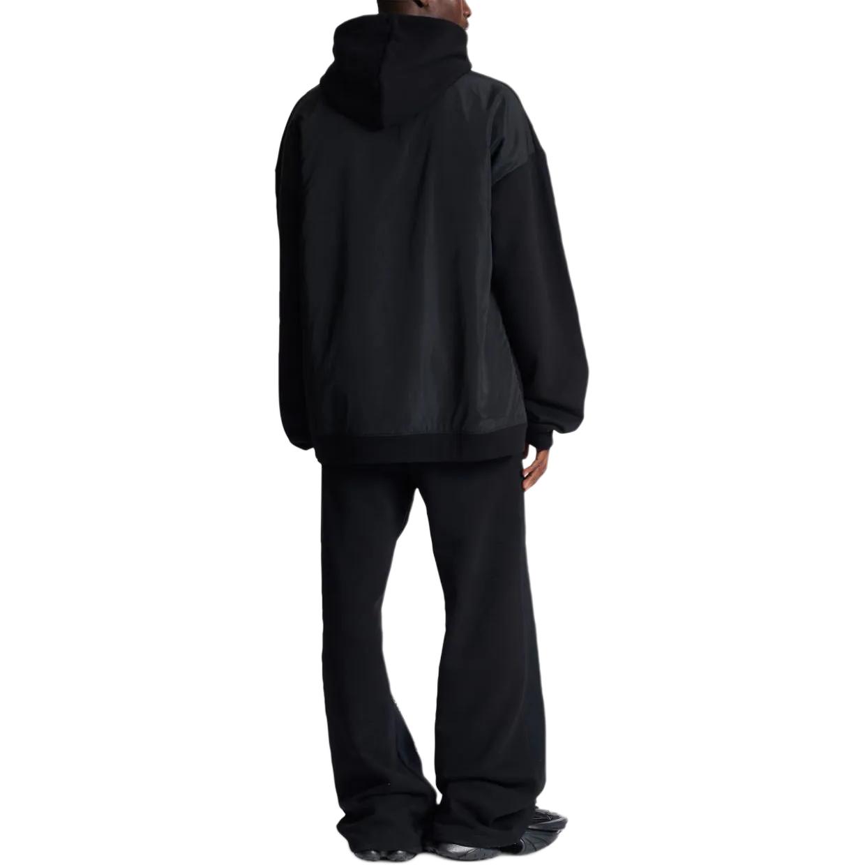 Purchase 巴尔曼 黑色标志贴布宽松版型连帽卫衣套头衫 CH6JT210-ME52-EAB