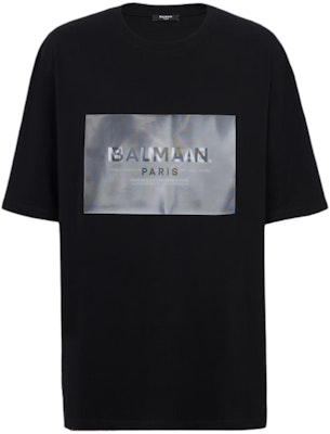 발망 블랙 로고 프린트 크루넥 반팔 티셔츠 CH6EH015-BC69-0PA Order 발망 블랙 로고 프린트 크루넥 반팔 티셔츠 CH6EH015-BC69-0PA