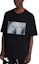 Sizing 발망 블랙 로고 프린트 크루넥 반팔 티셔츠 CH6EH015-BC69-0PA